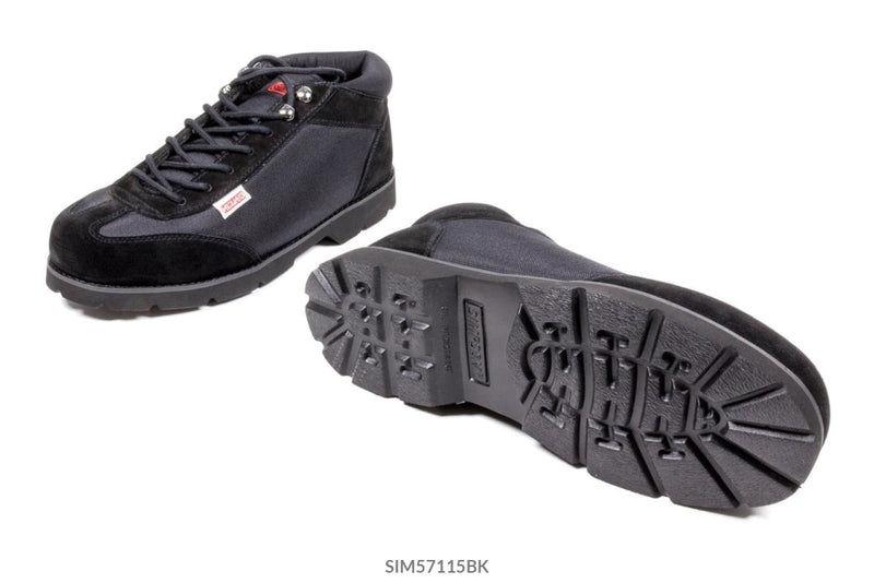 Simpson Safety Crew Shoe Size 11 1/2 Black 57115Bk Pit Shoes