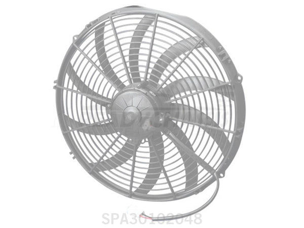 16In Pusher Fan Curved Blade 1959 Cfm Cooling Fans - Electric