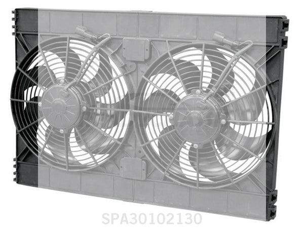 Dual 12In Puller Fan Curved Blade 3168 Cfm Cooling Fans - Electric
