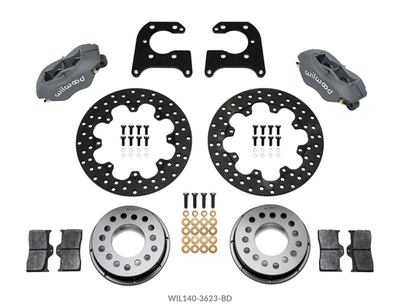 Wilwood Rear Drag Kit Big Ford 2.5In Offset Brake Systems